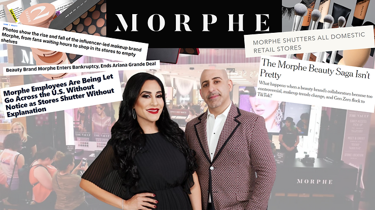 Morphe : La marque qui avait trop misé sur les influenceurs - The Beauty Analyst