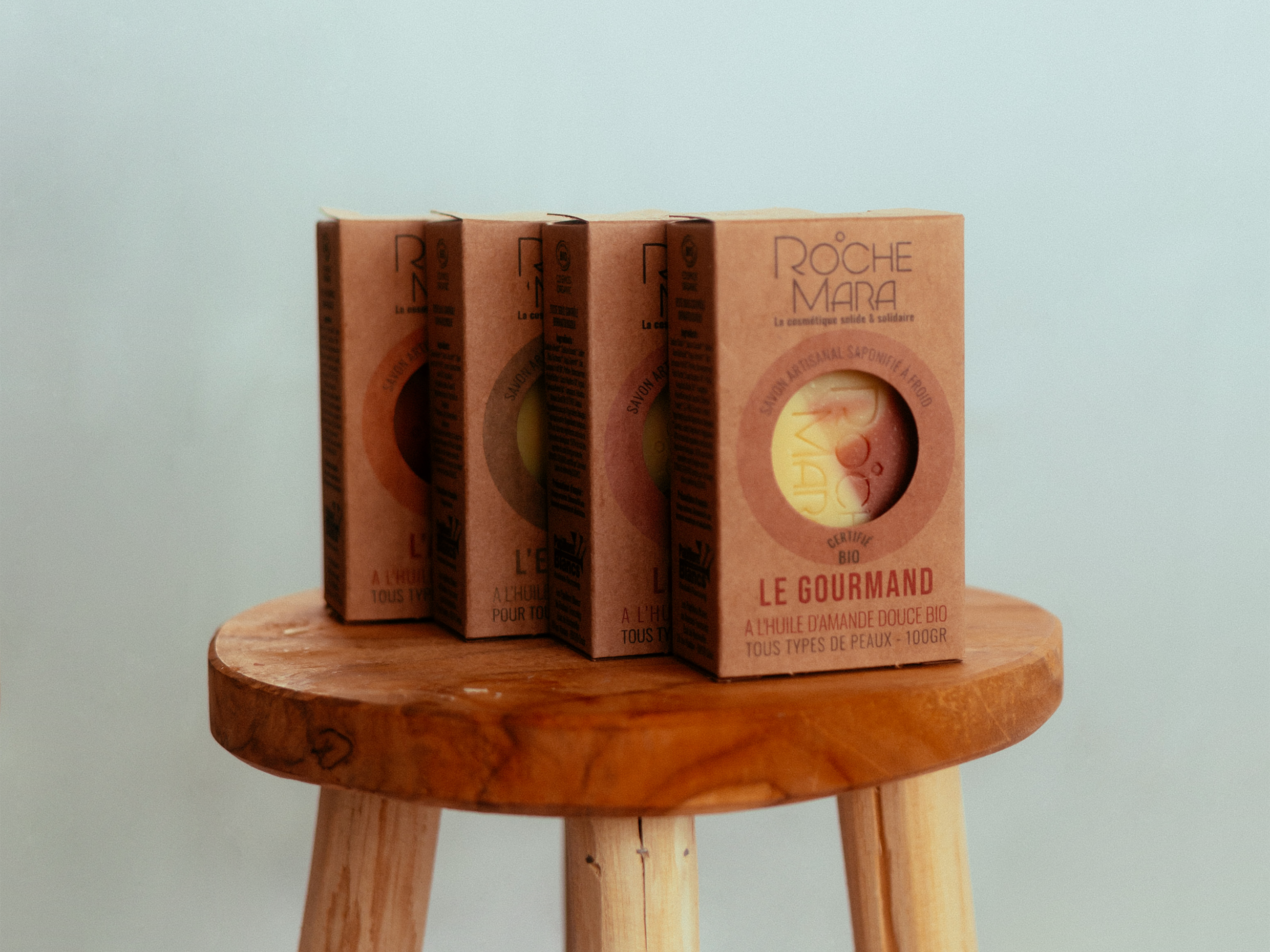 Les quatre savons saponifiés à froid de Rochemara